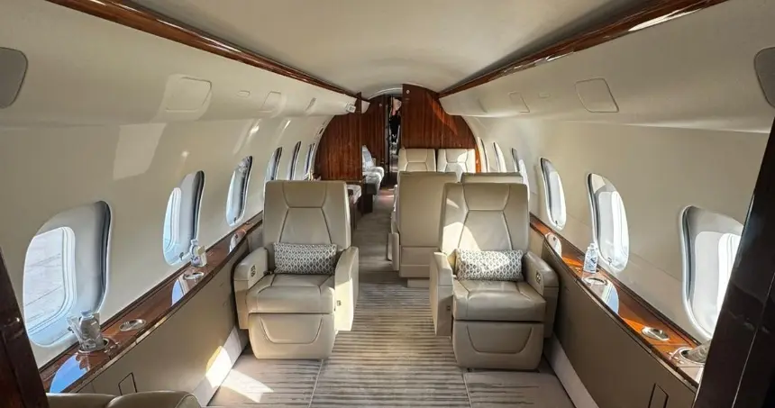 Bombardier Global 5000 TC-YRZ operated by Aeroglobe Aviation Services photo 2