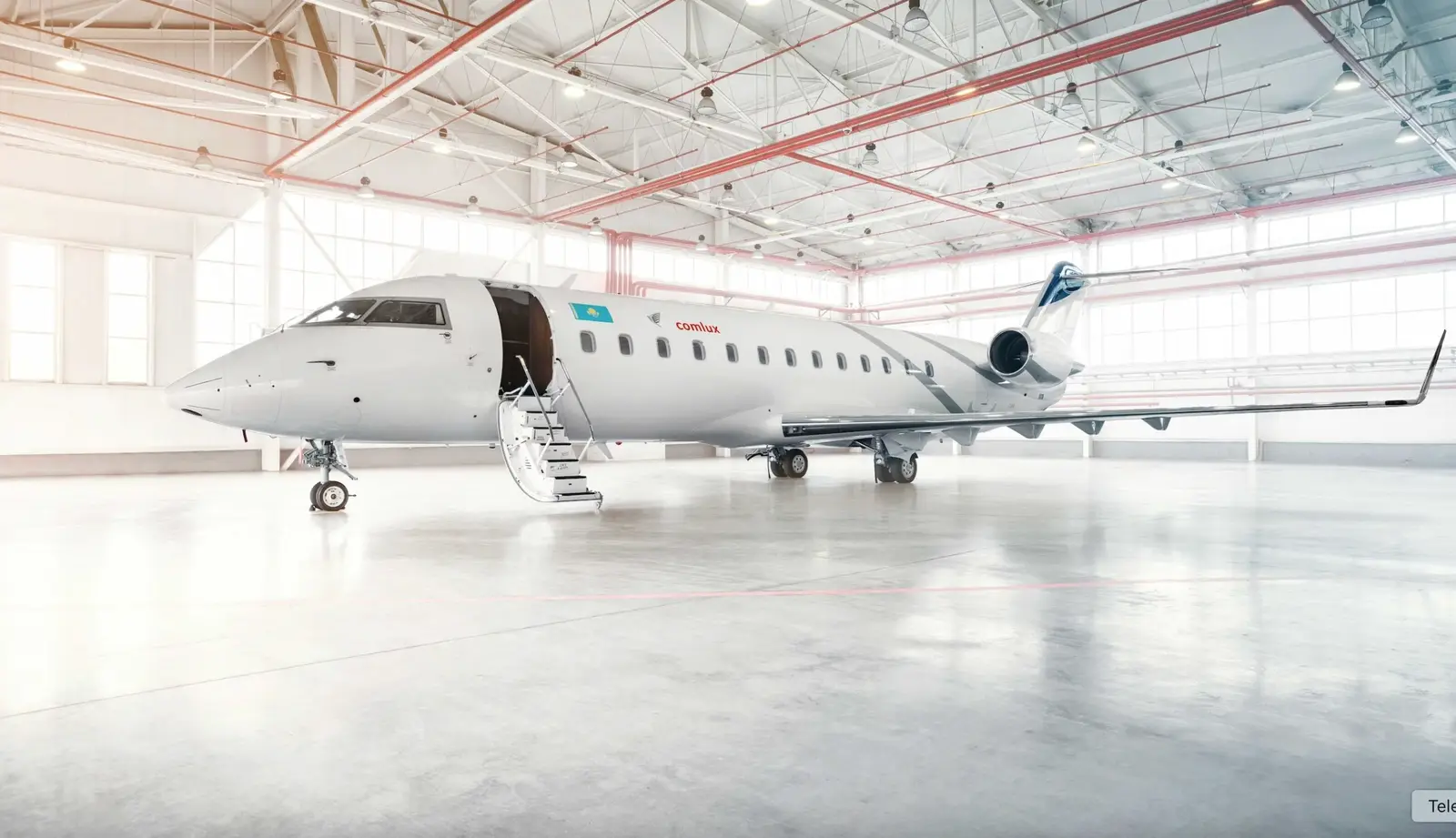 Bombardier Challenger 850 UP-C8505 operated by Comlux Aviation photo 2