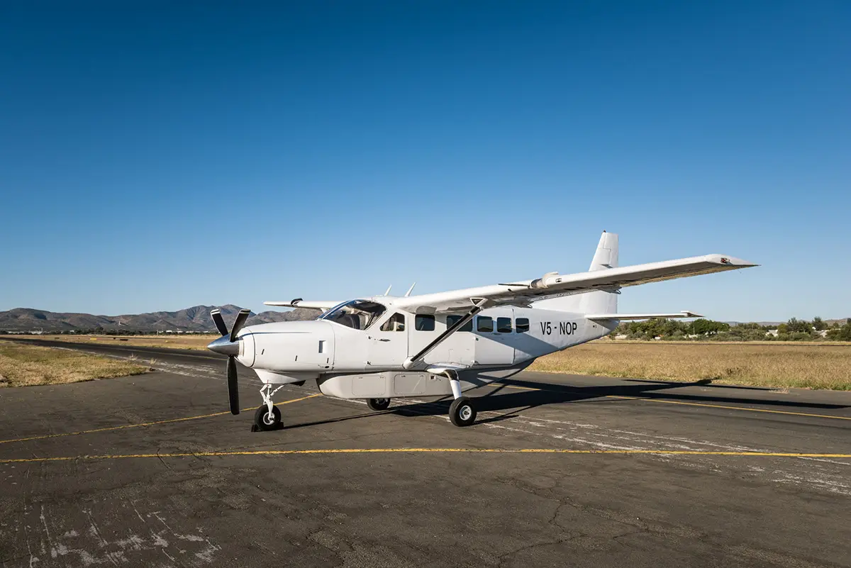 Cessna 208 V5-NOP operated by Westair Aviation Namibia (PTY) LTD., exterior