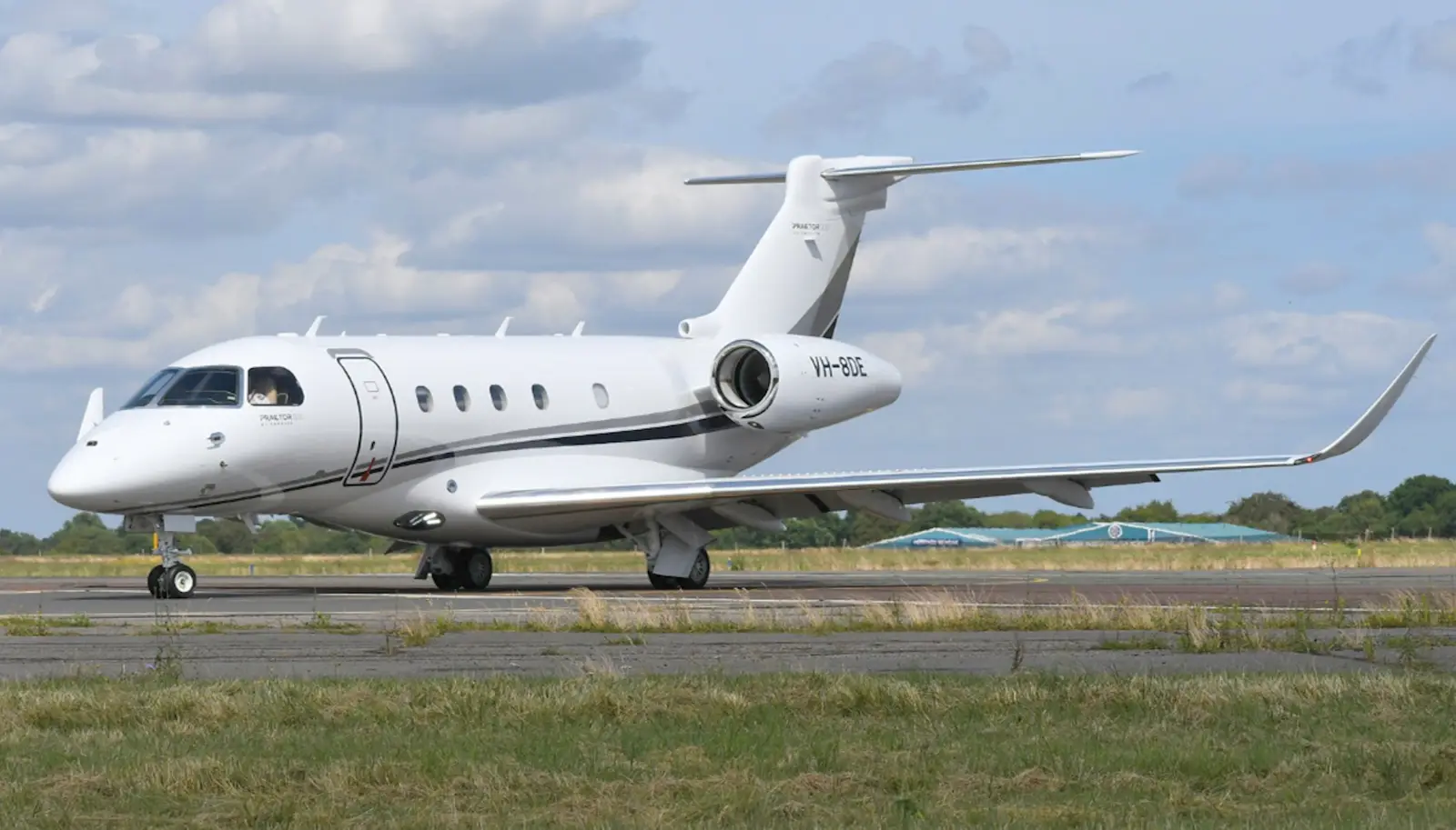 Embraer Praetor 500 VH-8DE operated by Global Jet International, exterior
