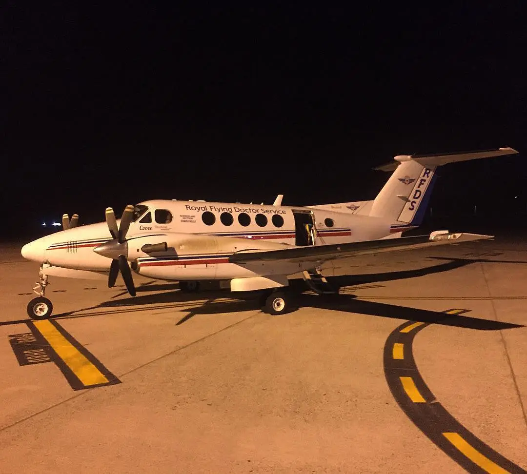 Beechcraft King Air 200 VH-FDO operated by Royal Flying Doctor Service photo 2
