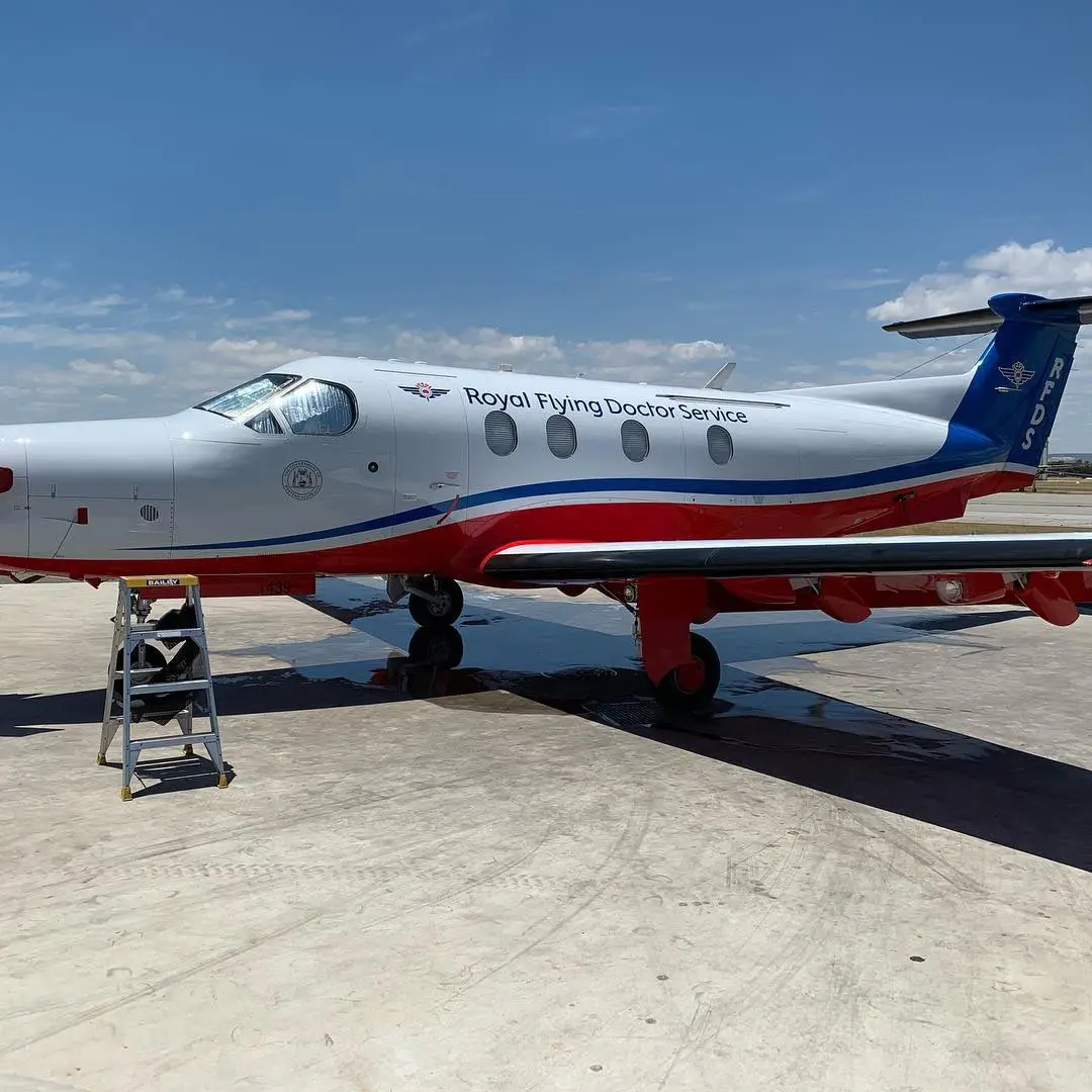 Pilatus PC-12/47 VH-OWX operated by Royal Flying Doctor Service photo 2
