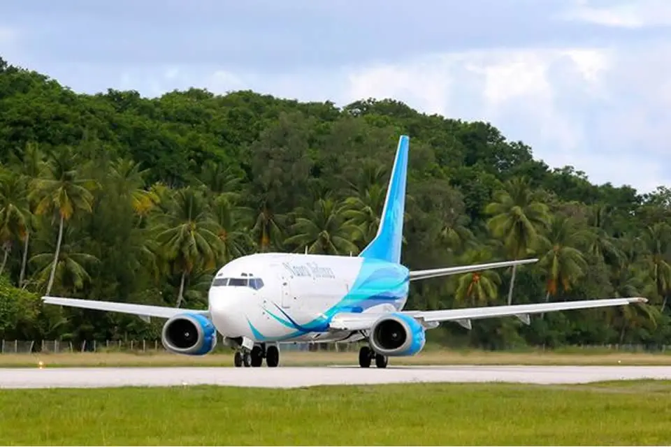 Boeing 737-300 VH-PNI operated by AERgO International Pty Ltd, exterior