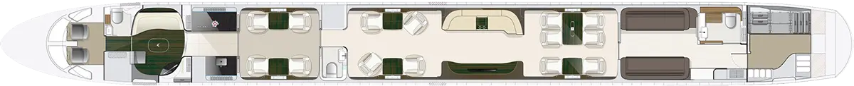 Embraer Lineage 1000 VP-CCC operated by Arab Wings photo 6