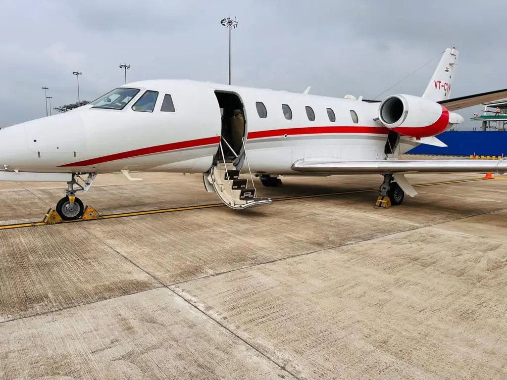Cessna Citation Excel VT-CVV operated by Air Charter Services Pvt. Ltd. photo 5