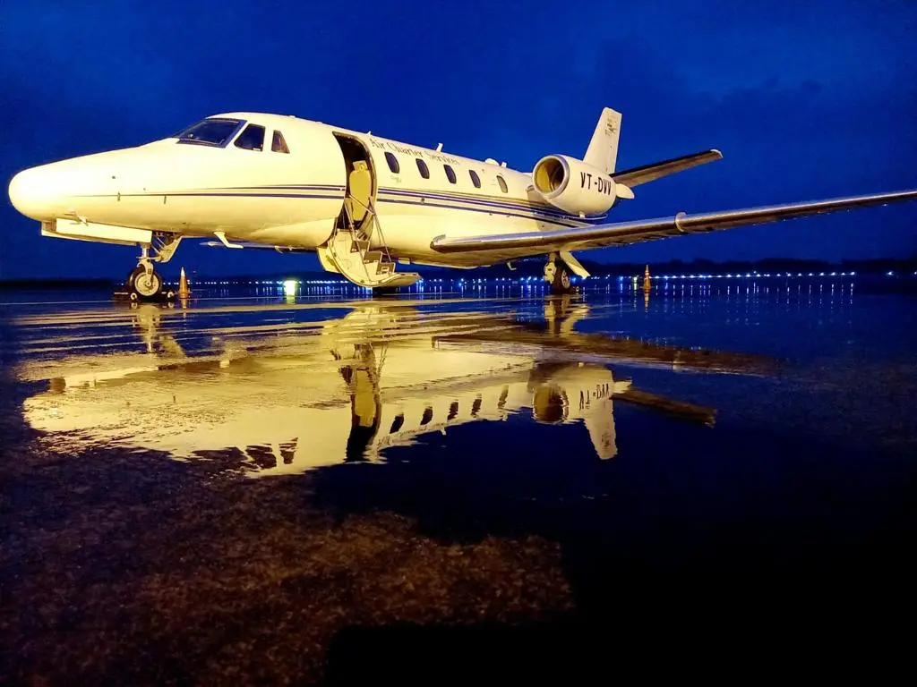 Cessna Citation Excel VT-DVV operated by Air Charter Services Pvt. Ltd. photo 4