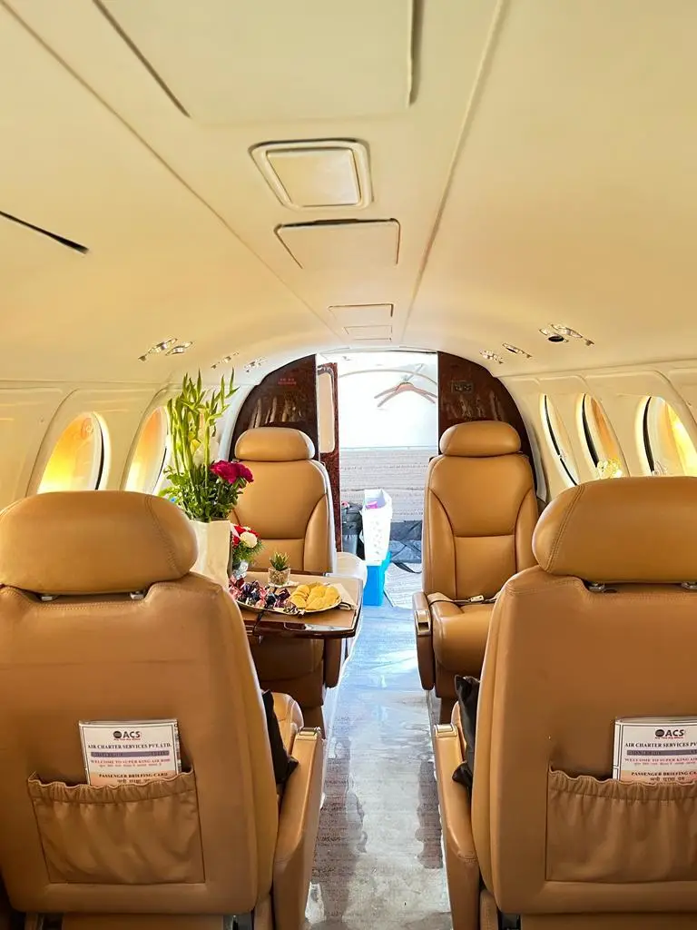 Beechcraft King Air 200 VT-FAE operated by Air Charter Services Pvt. Ltd. photo 3