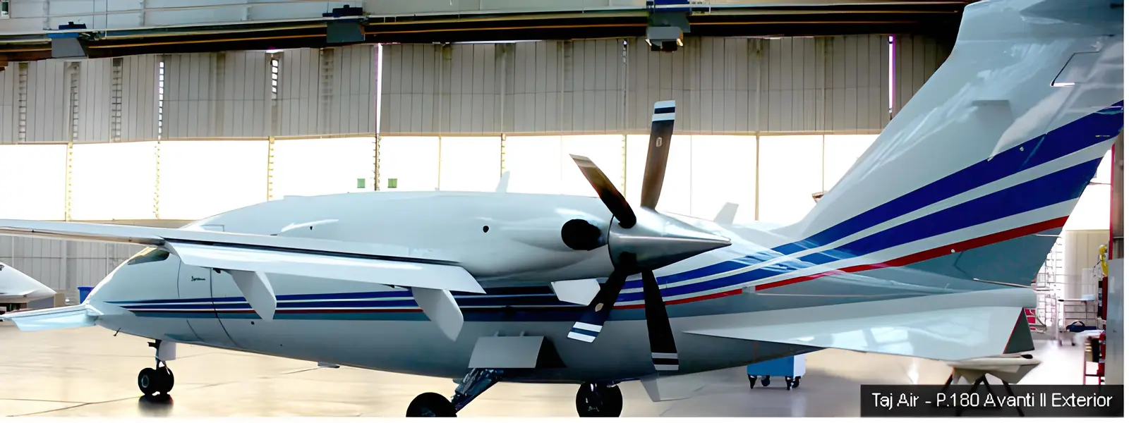Piaggio Avanti VT-TET operated by Taj Air Ltd. photo 4