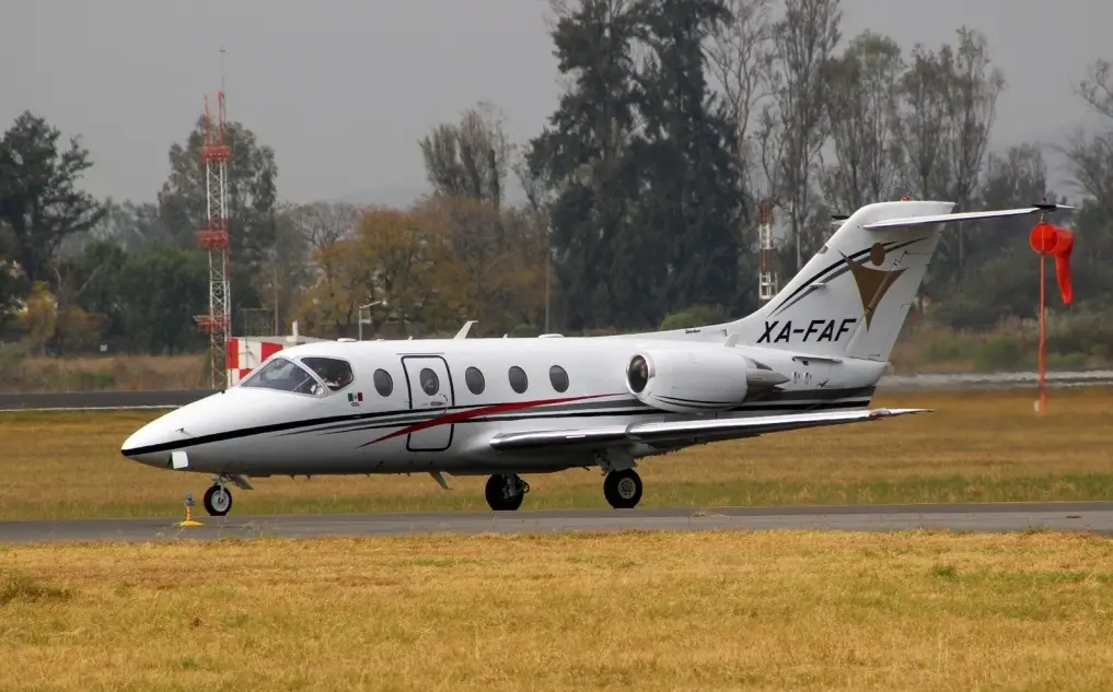 Beechcraft Beechjet 400A XA-FAF operated by Aerosafin S.A de CV, exterior