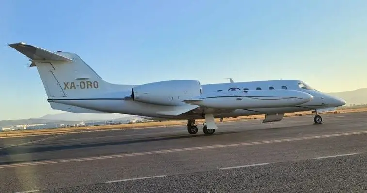 Bombardier Learjet 35A XA-ORO operated by Aero JL S.A de C.V, exterior