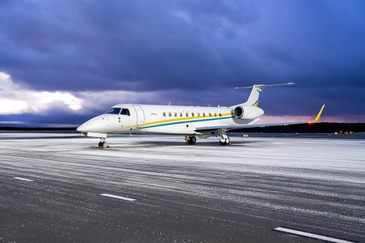 Embraer Legacy 650 YL-ECT operated by Union Aviation photo 2