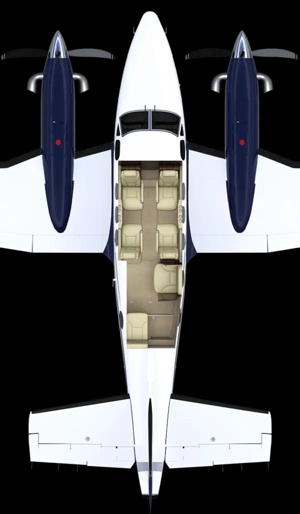 Beechcraft King Air C90A ZK-MKG operated by Air Wanganui Commuter Ltd photo 3