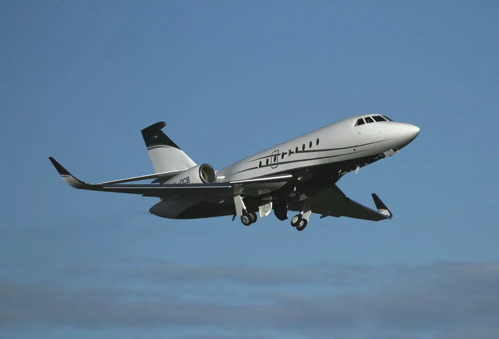 Dassault Falcon 2000LX ZK-OCB operated by Stellar Jets, exterior