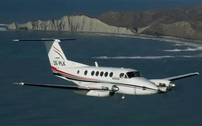 Beechcraft King Air 200 ZK-PLK operated by Skyline Aviation New Zealand (Air Ambulance Service) photo 2