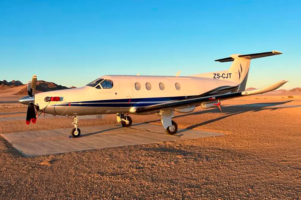 Pilatus PC-12/47 NG ZS-CJT operated by Luxaviation Africa photo 3