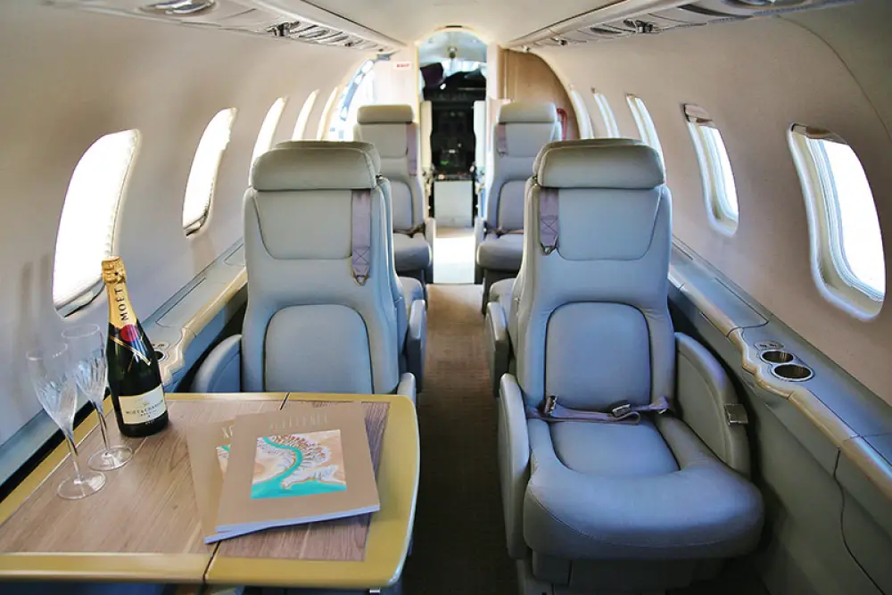 Bombardier Learjet 45 ZS-DCA operated by Luxaviation Africa photo 2