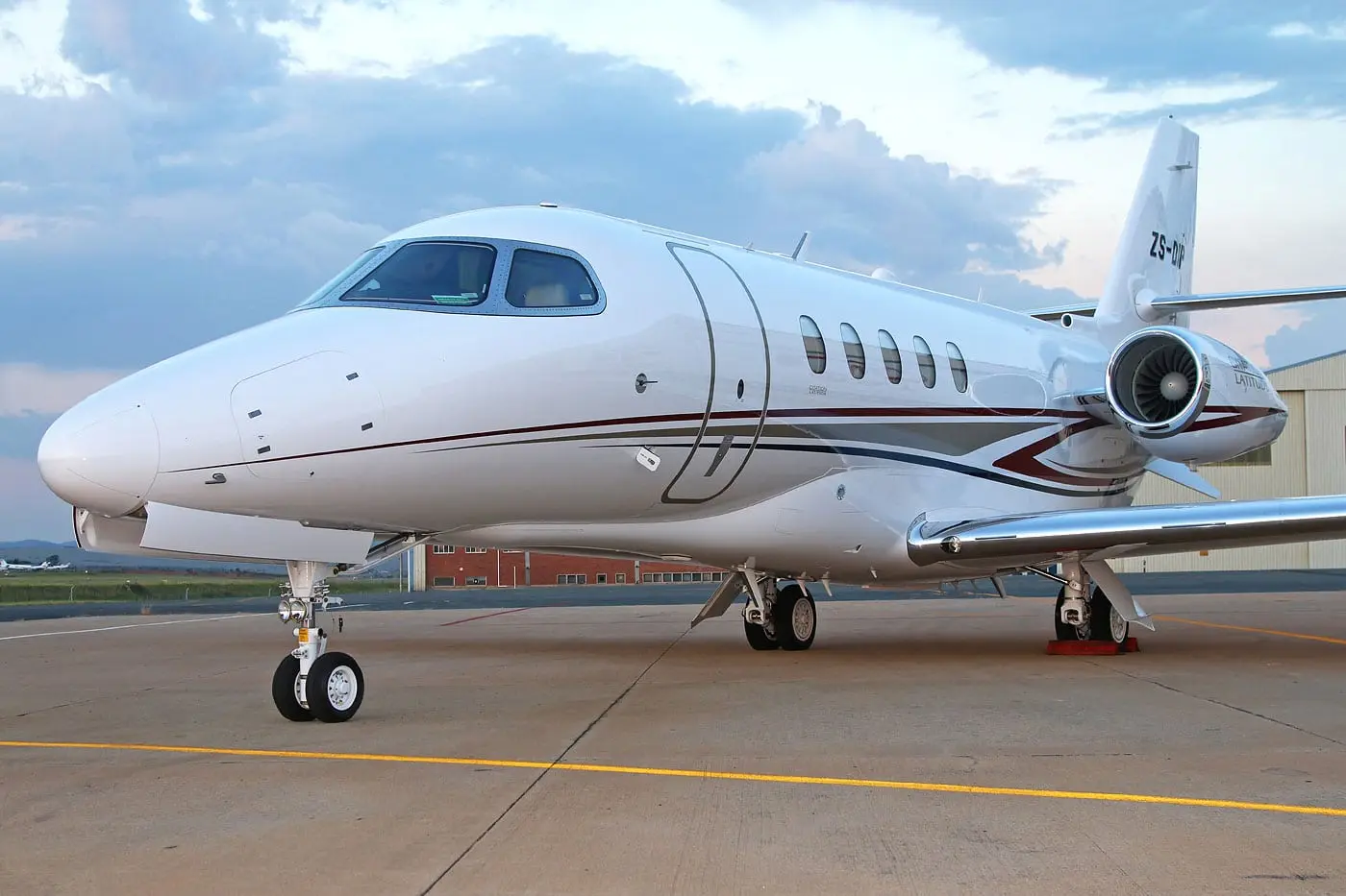 Cessna Citation Latitude ZS-DIP operated by Absolute Aviation, exterior