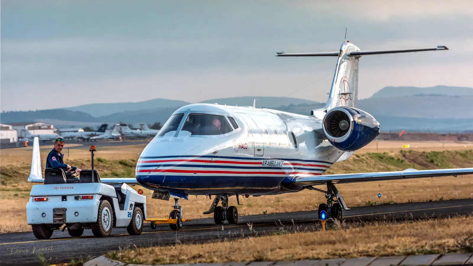 Bombardier Learjet 55 ZS-ELI operated by Halo Aviation South Africa photo 4