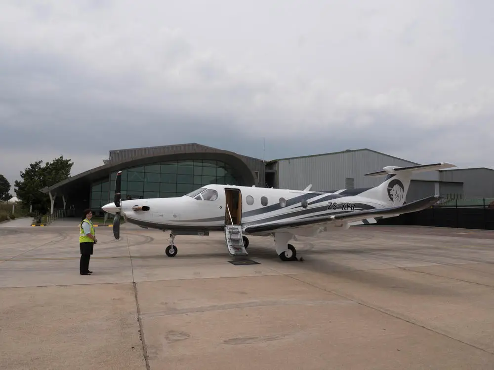 Pilatus PC-12/47 NG ZS-KPR operated by General Airways photo 4
