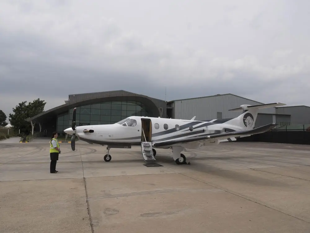Pilatus PC-12/47 NG ZS-KPR operated by General Airways photo 6