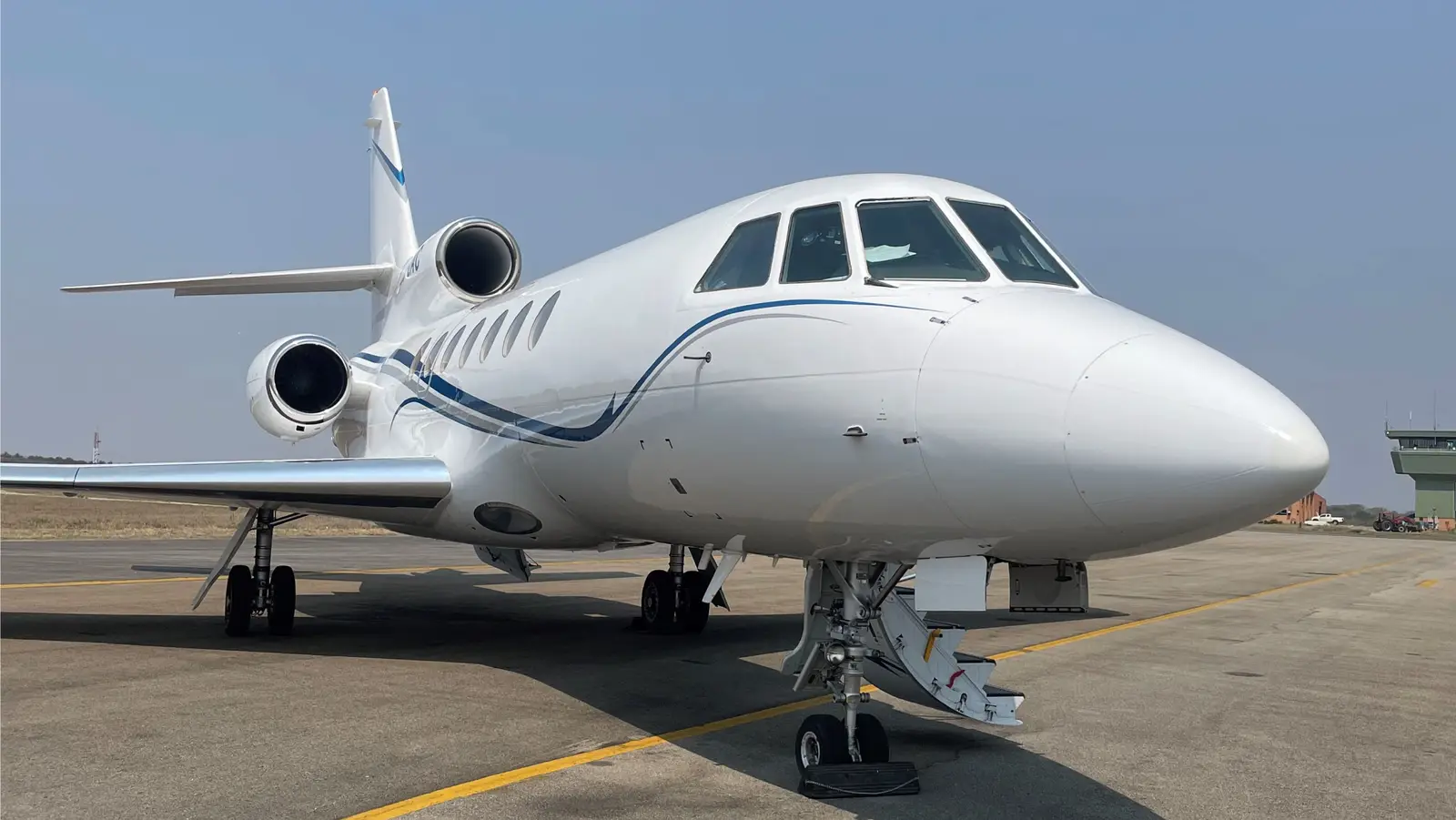 Dassault Falcon 50EX ZS-LAC operated by Guardian Air photo 4