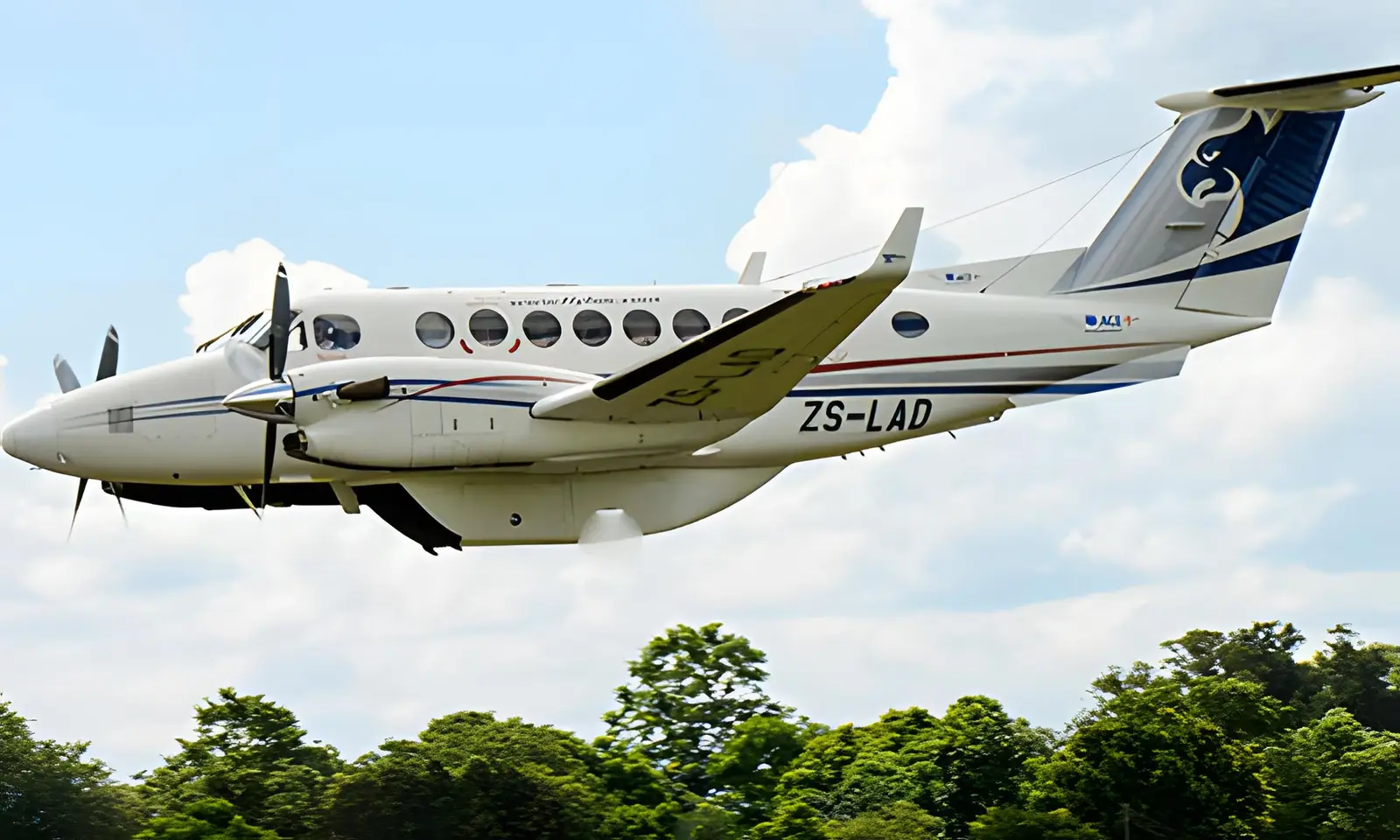 Beechcraft King Air 350 ZS-LAD operated by ACE Air & Ambulance (Pvt) Ltd, exterior