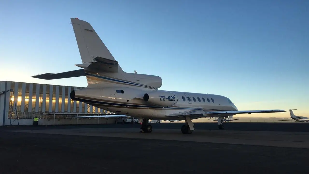 Dassault Falcon 50 ZS-MGS operated by Elite Jets Charter (PTY) Ltd. photo 2