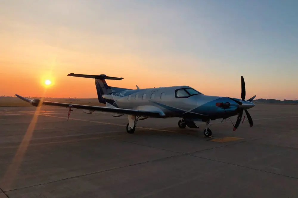 Pilatus PC-12/47 NG ZS-NMZ operated by Luxaviation Africa photo 5