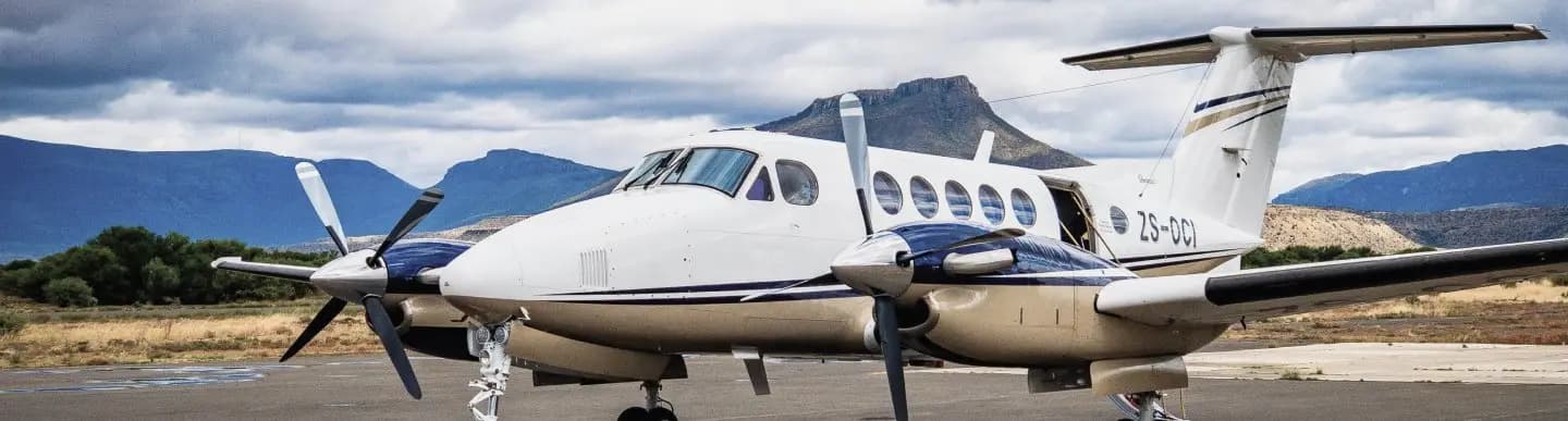 Beechcraft King Air 200 ZS-OCI operated by MS Aviation South Africa photo 3