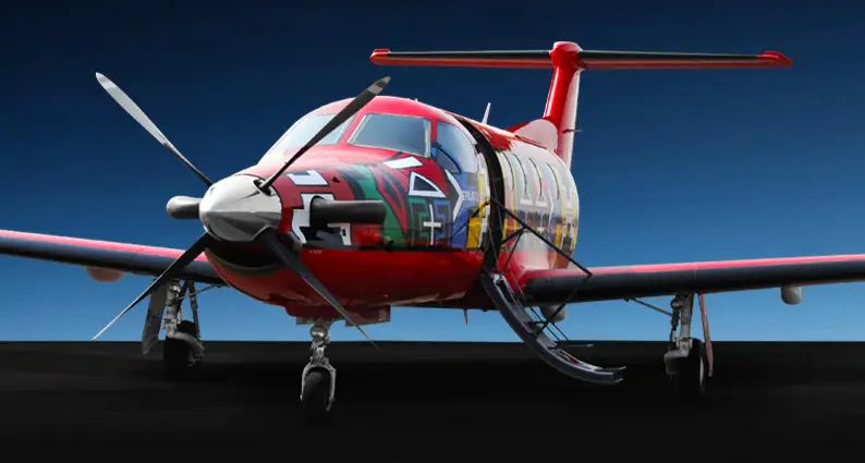 Pilatus PC-12/45 ZS-OFD operated by Comair Flight Services CFS photo 4