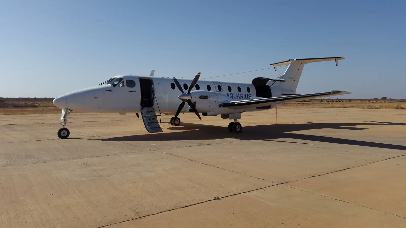 Beechcraft 1900C ZS-PCC operated by Aquarius Aviation PLC photo 2