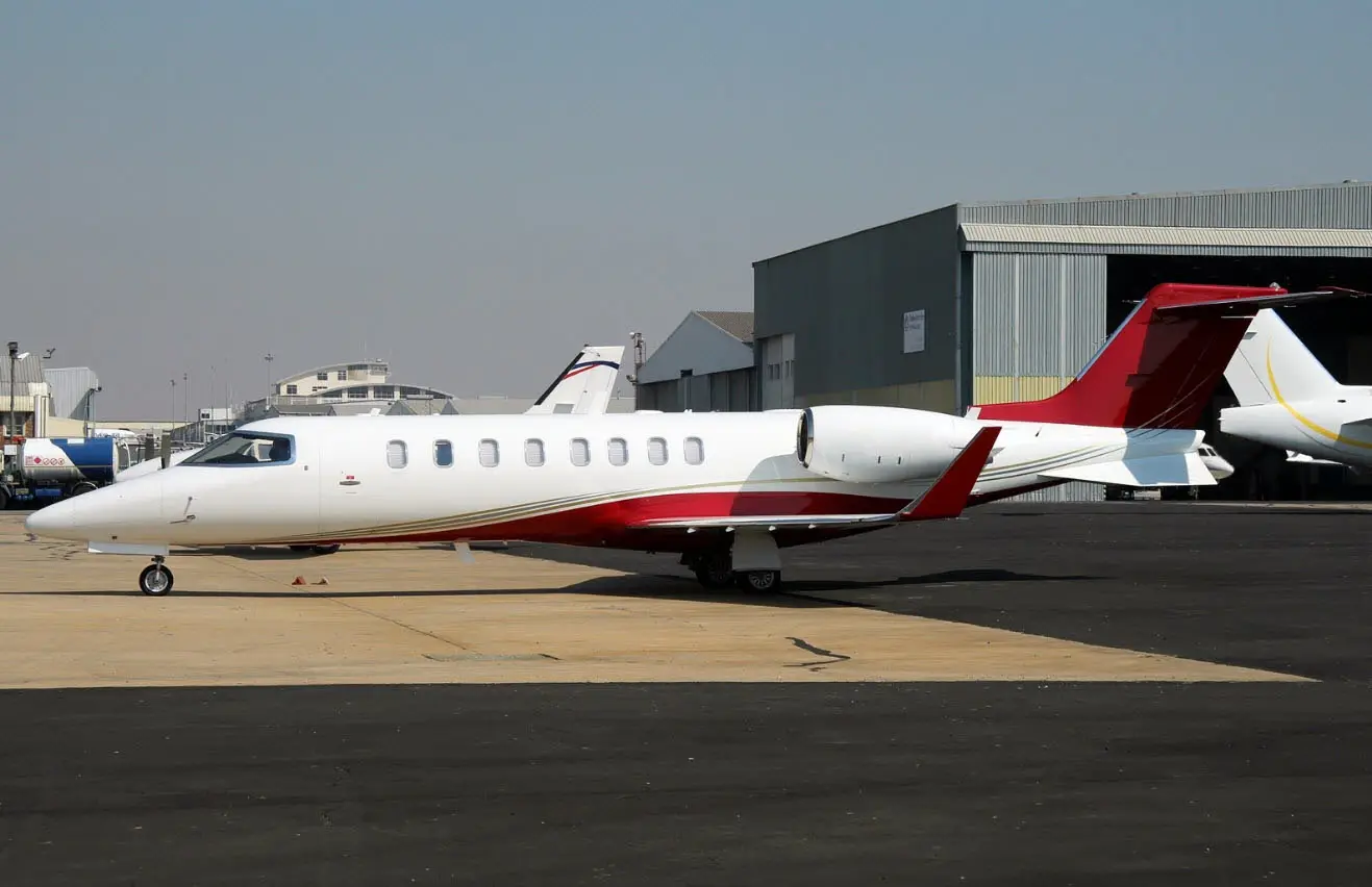 Bombardier Learjet 45 ZS-SGU operated by Comair Flight Services CFS photo 4