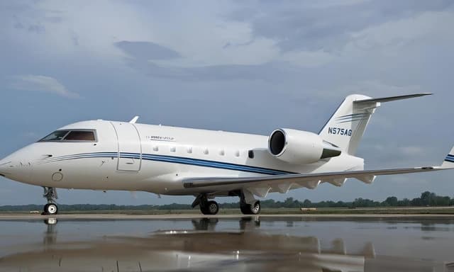 Challenger 604 N575AG