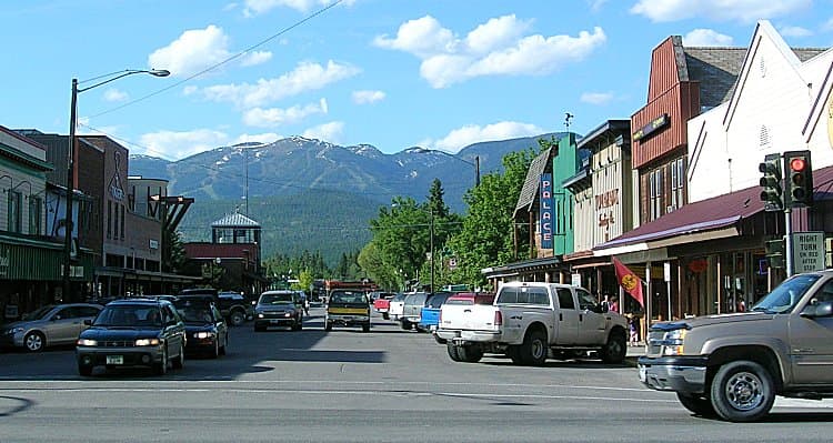 Whitefish, Montana, gateway to Glacier National Park