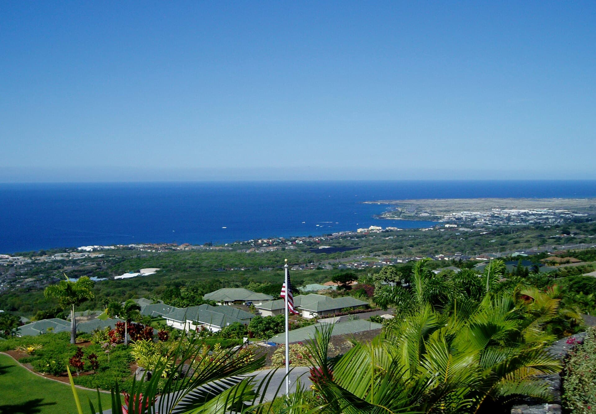 The Kailua-Kona coastline on Hawaii's Big Island