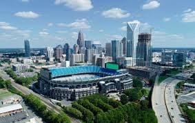 The Uptown Charlotte skyline