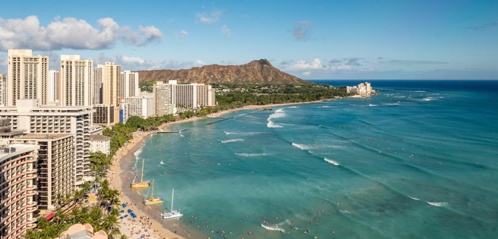 Honolulu Waikiki beach