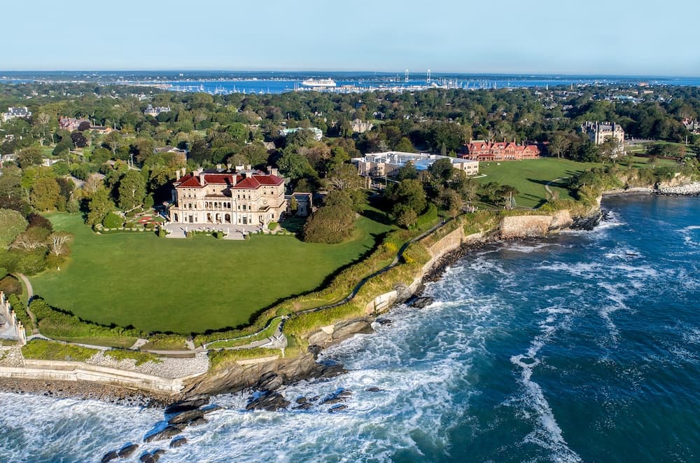 The Breakers mansion on the Newport Cliff Walk