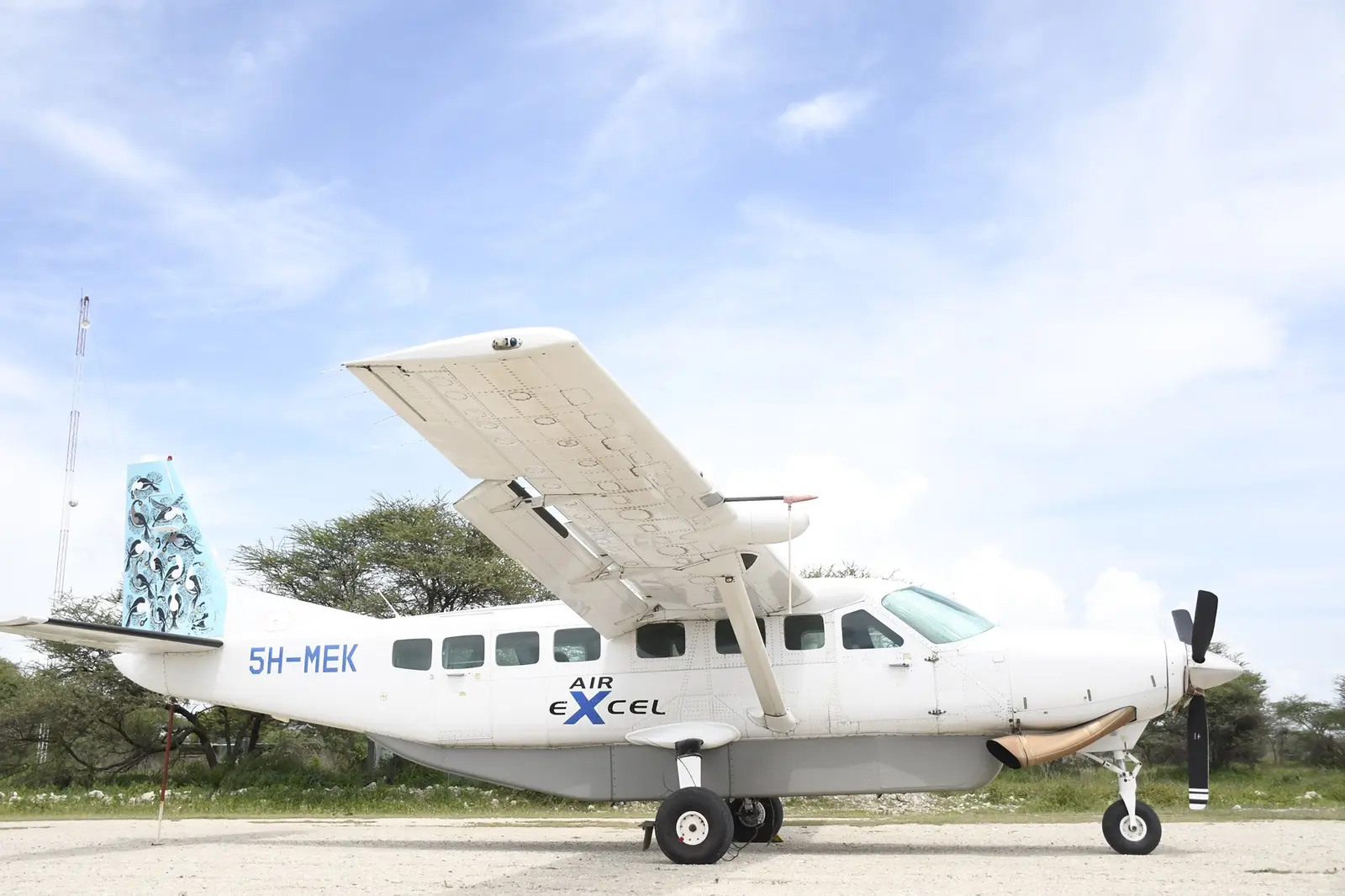 Cessna 208B Grand Caravan 5H-MEK operated by Air Excel Ltd., exterior