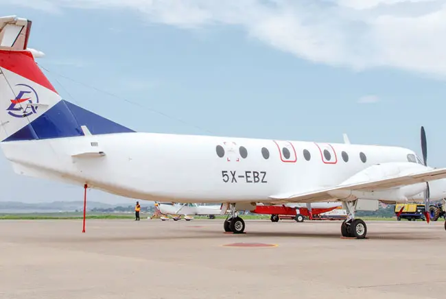 Beechcraft 1900C 5X-EBZ operated by Eagle Air LTD, exterior