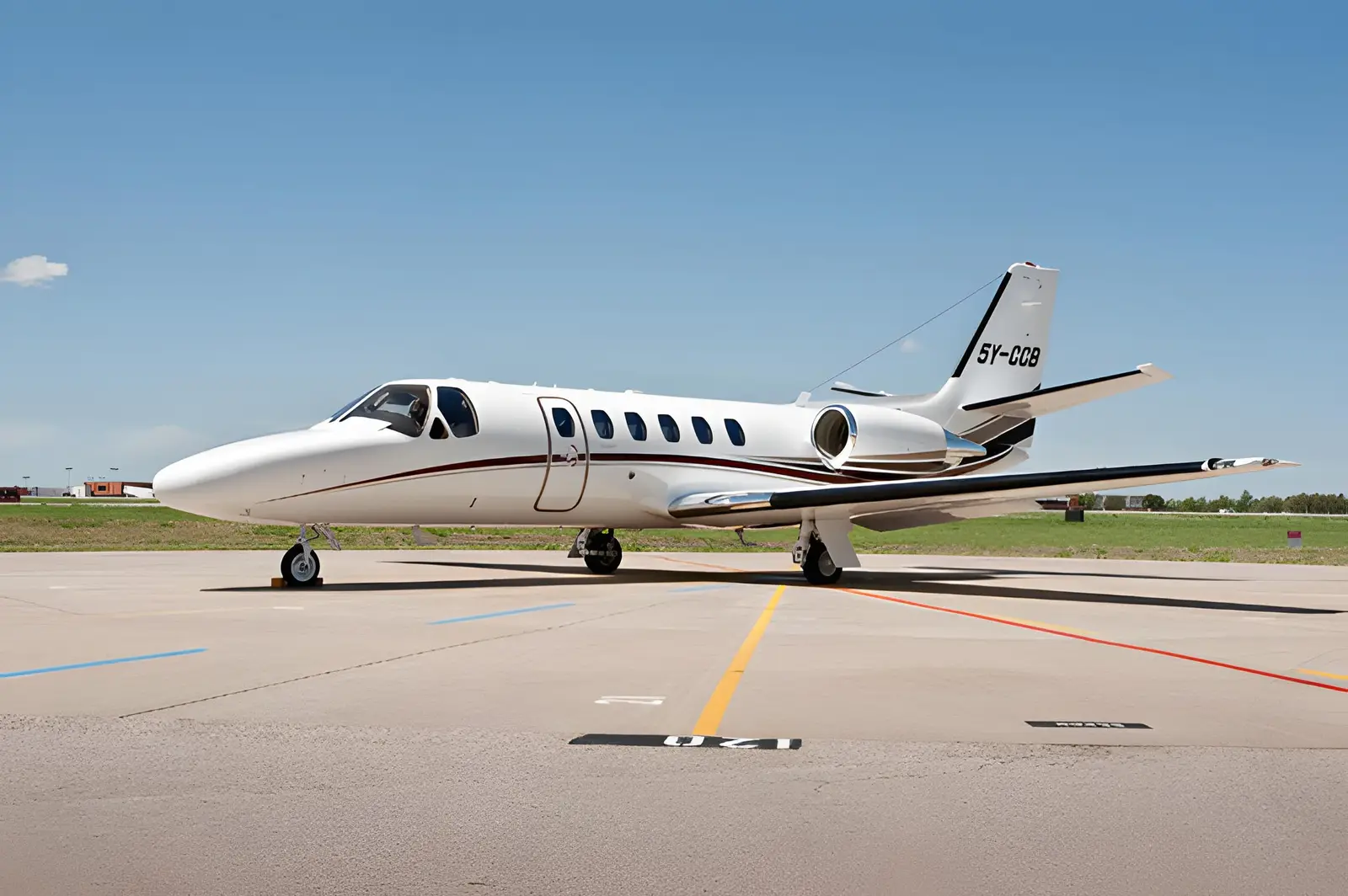 Cessna Citation Bravo 5Y-CCB operated by East African Air Charter, exterior