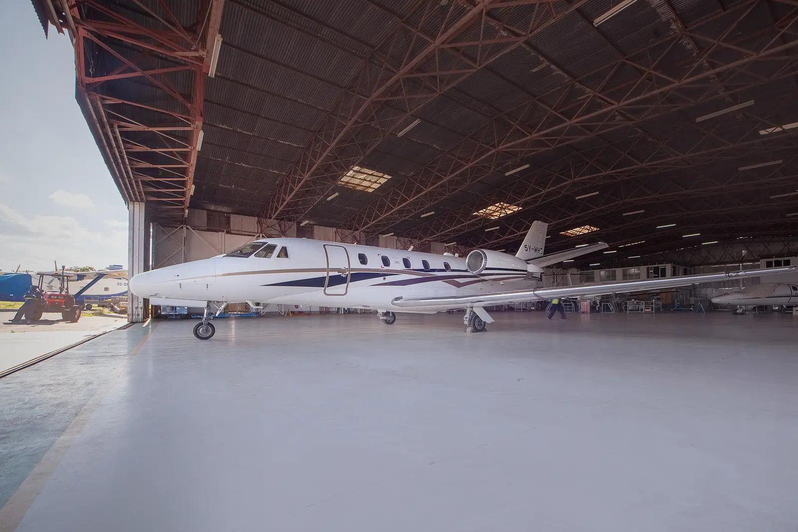 Cessna Citation Excel 5Y-WHB operated by Phoenix Aviation, exterior