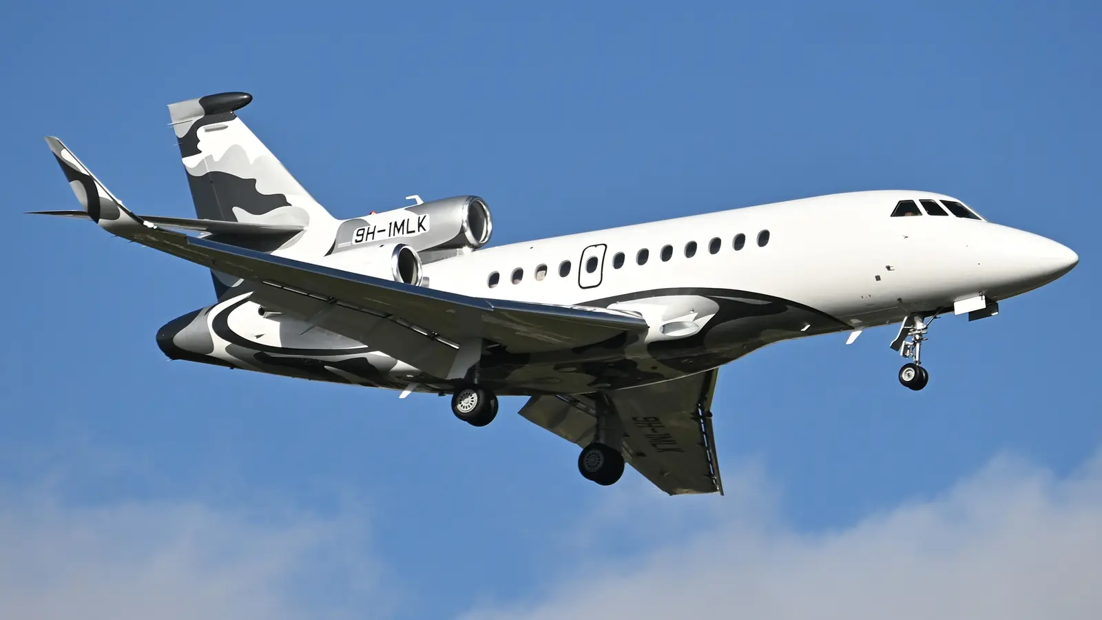 Dassault Falcon 900DX 9H-1MLK operated by Skyfirst Ltd, exterior