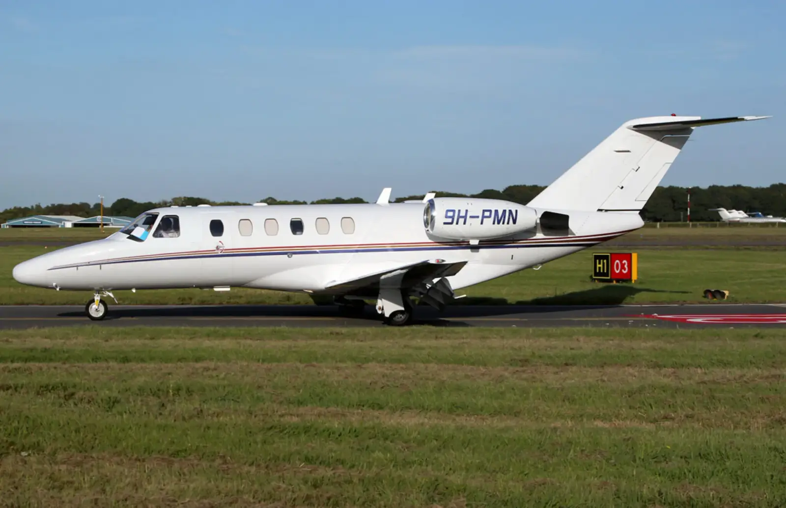 Cessna Citation CJ2 9H-PMN operated by Av8Jet, exterior