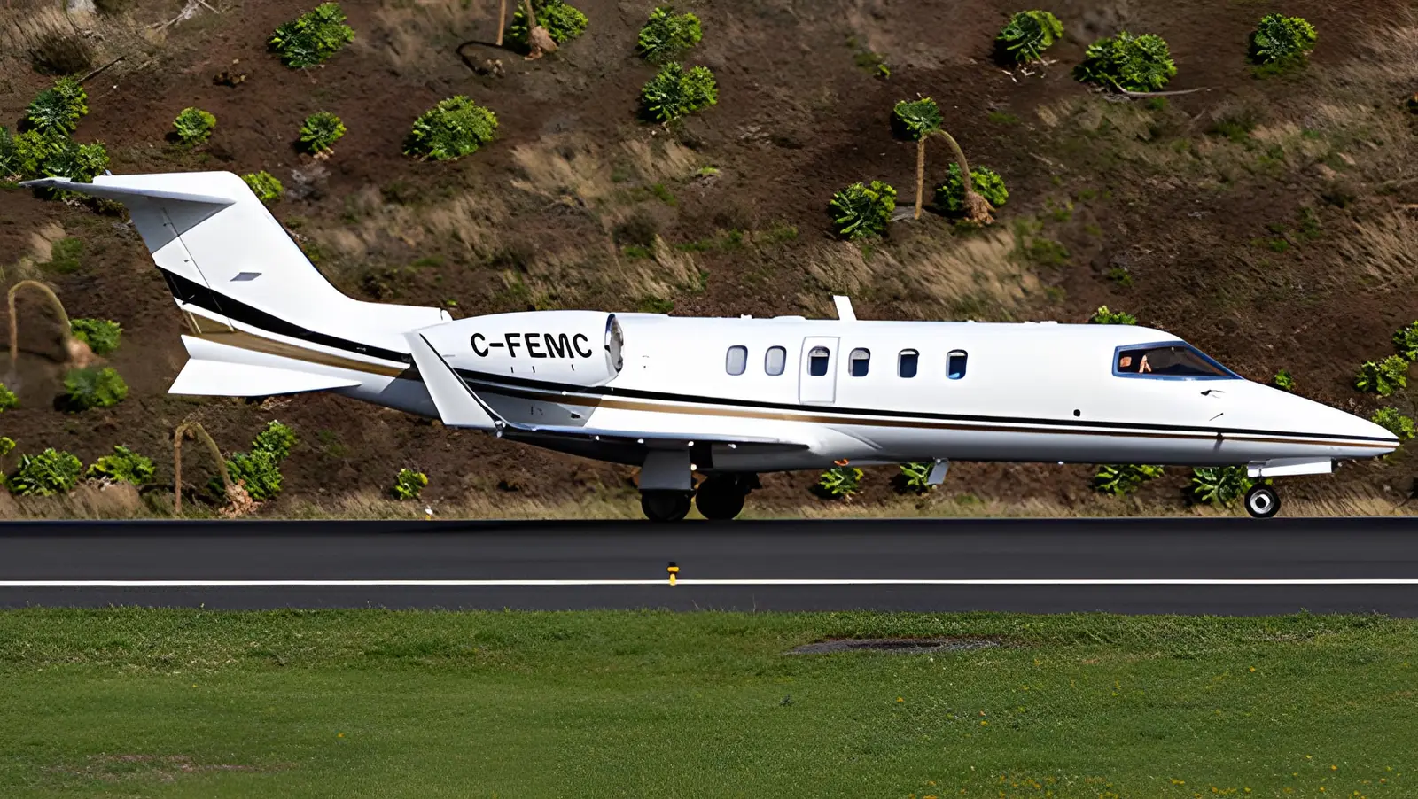 Bombardier Learjet 45 C-FEMC operated by Fox Flight Air Ambulance, exterior