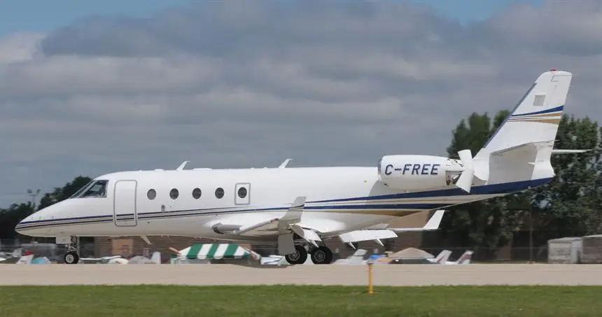 Gulfstream G150 C-FREE operated by Fast Air, exterior
