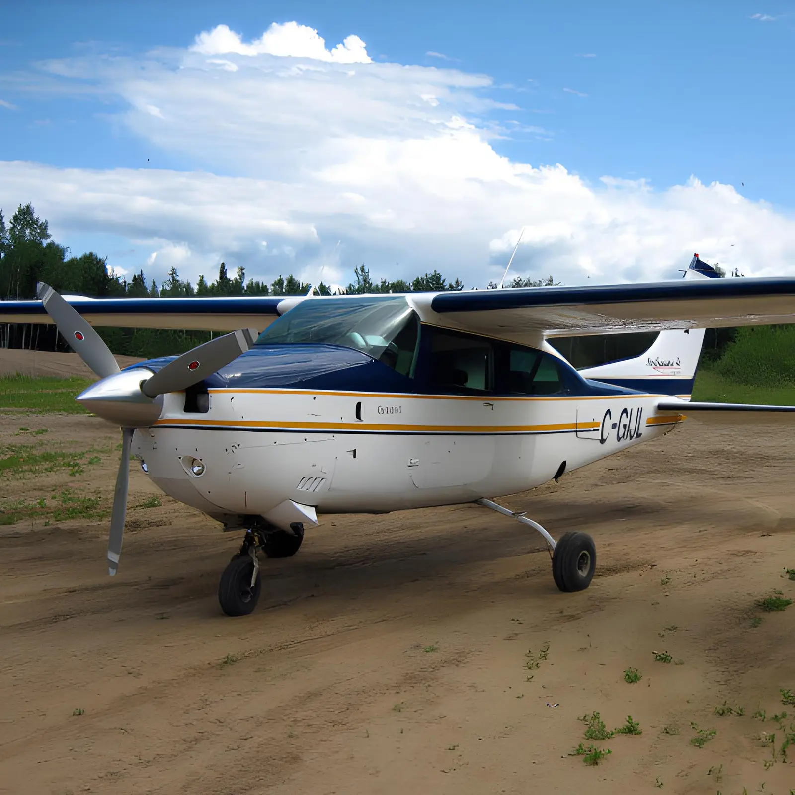 Cessna 210 C-GIJL operated by Northwestern Air Lease Ltd, exterior