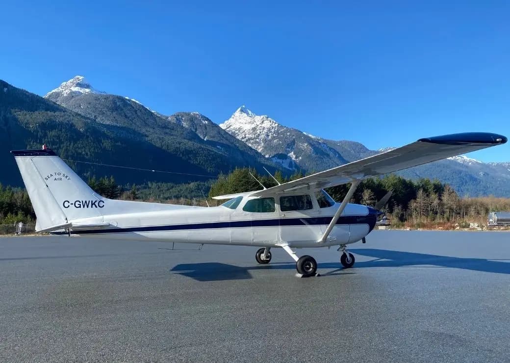 Cessna 172 C-GWKC operated by Sea To Sky Air, exterior