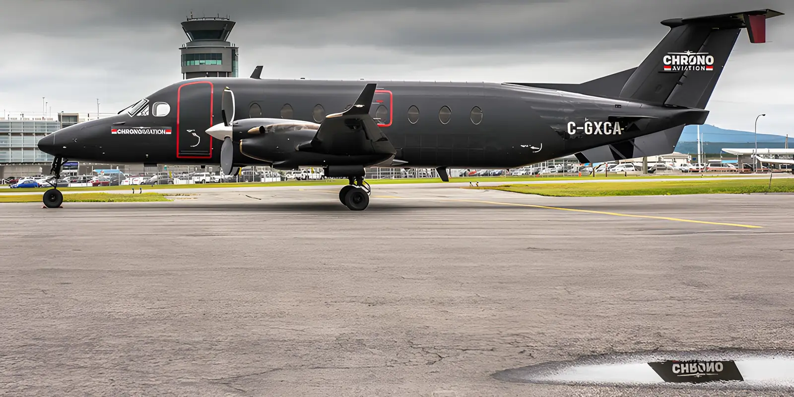 Beechcraft 1900D C-GXCA operated by Chrono Aviation, exterior