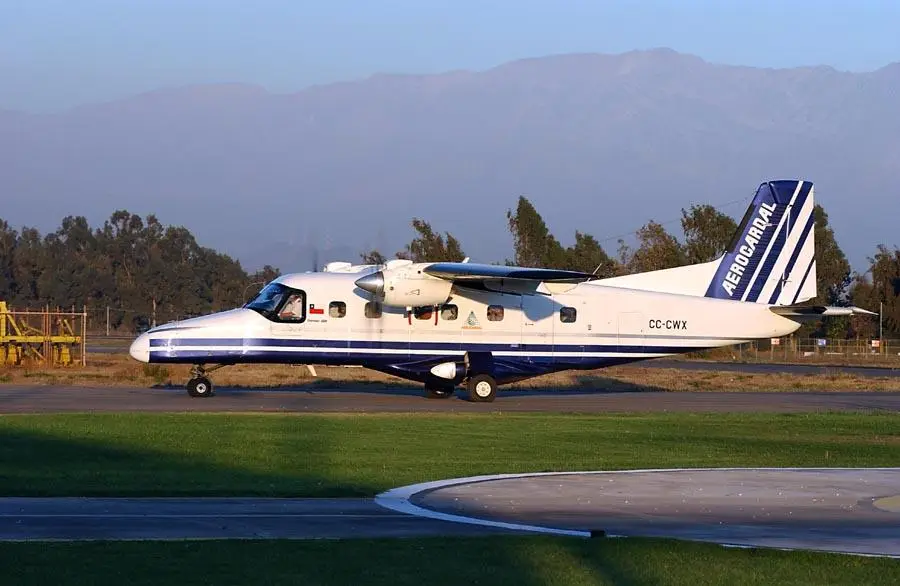 Dornier 228 CC-CWX operated by Aerocardal, exterior